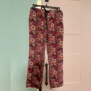 Vera Bradley Lounge Floral Pajama Pants Small